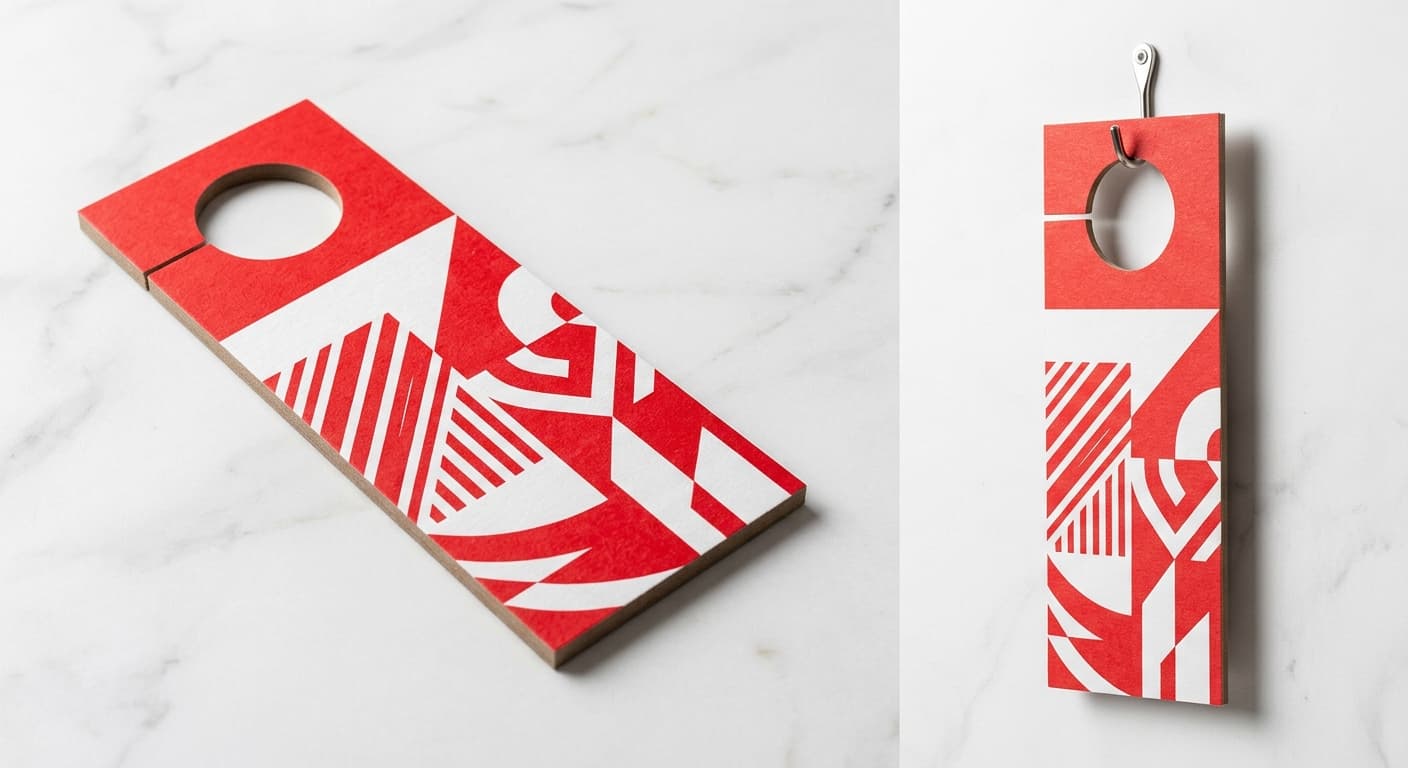 Thick 24pt Door Hanger Printing