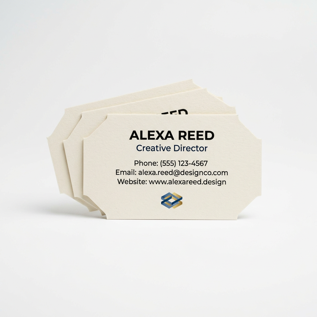Corner Cut Business Card Printing