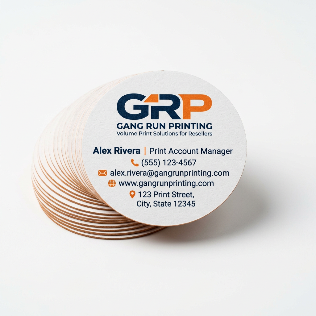 Circle Business Card Printing