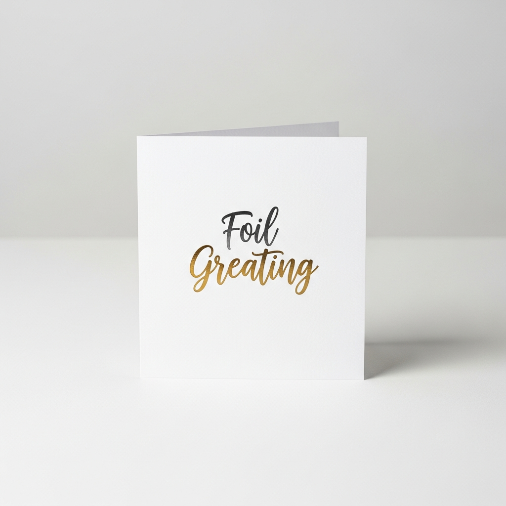Foil Greeting Card Printing