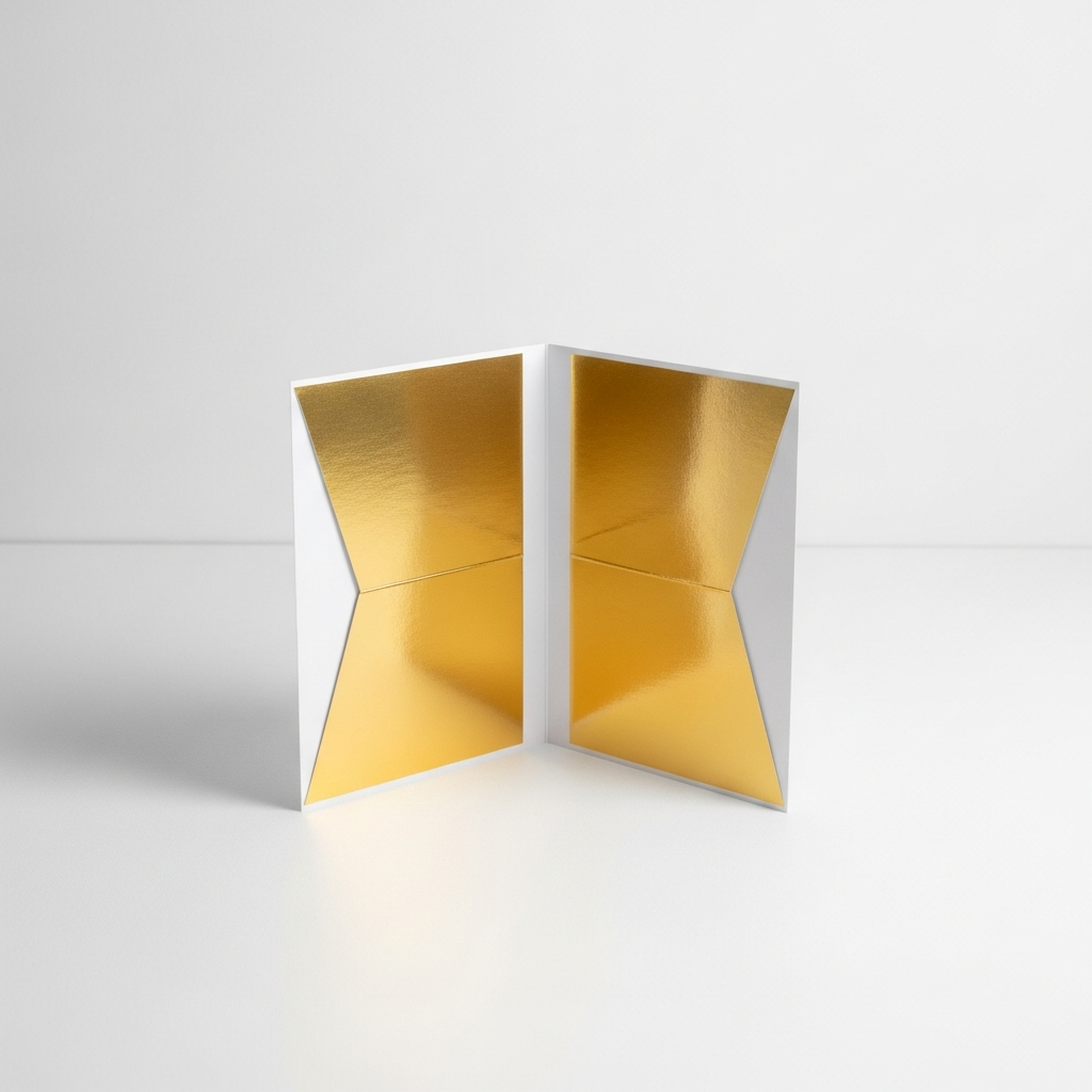 Folded Foil Invitation Printing