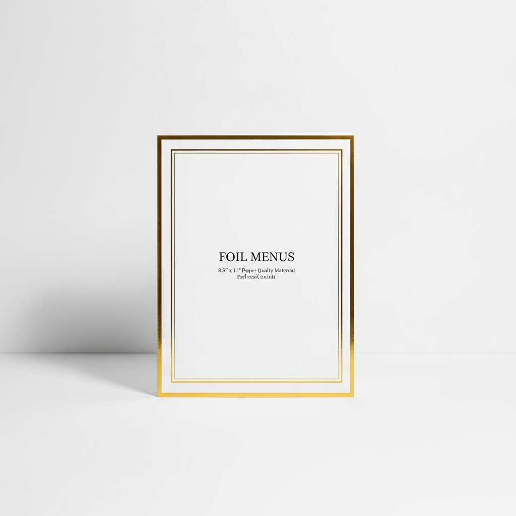 Foil Menu Printing
